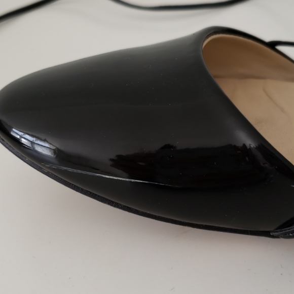 Zara patent tie up flats - Picture 5 of 7